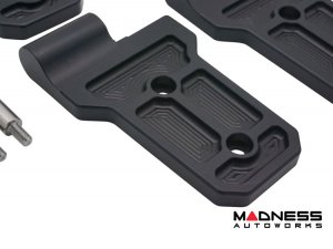 Jeep Wrangler JL Billet Door Hinges - Aluminum - Black